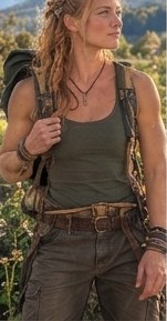Astrid hiking